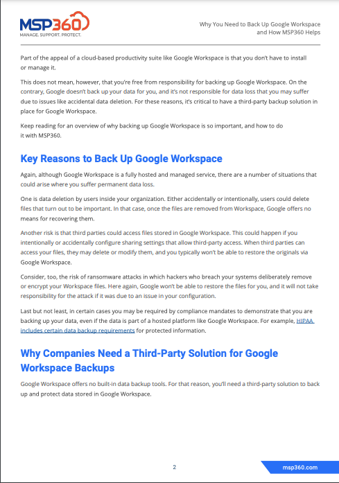Why You Need to Back Up Google Workspace preview 3
