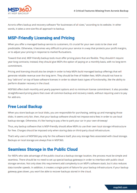 4 Critical Features Missing from Acronis Backup preview 3
