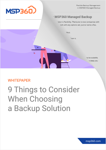 Choosing a Backup Solution preview 2