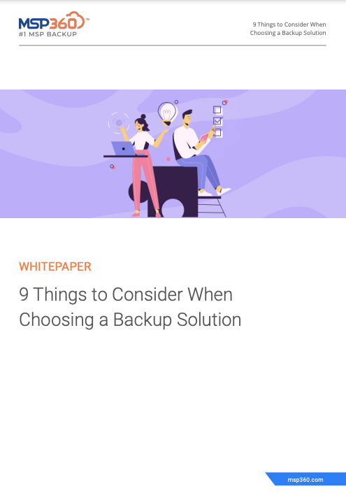 Choosing a Backup Solution preview 3