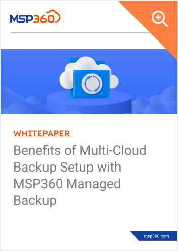 Benefits of Multi-Cloud Backup Setup with MSP360 Managed Backup