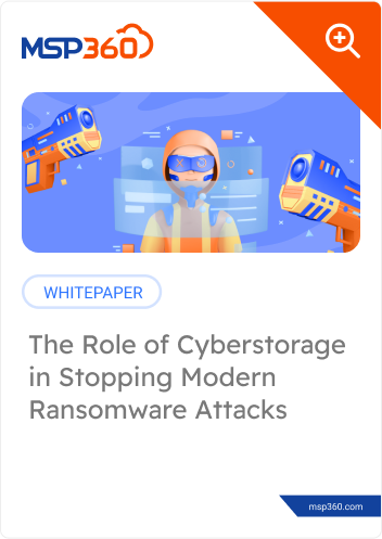 The Role of Cyberstorage in Stopping Modern Ransomware Attacks