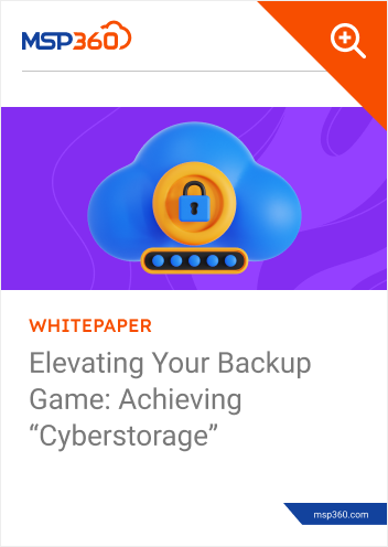 Elevating Your Backup Game: Achieving “Cyberstorage”