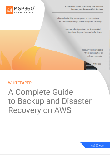 AWS backup and recovery