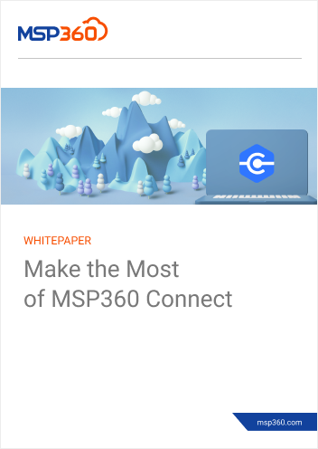 Make the Most of MSP360 Connect