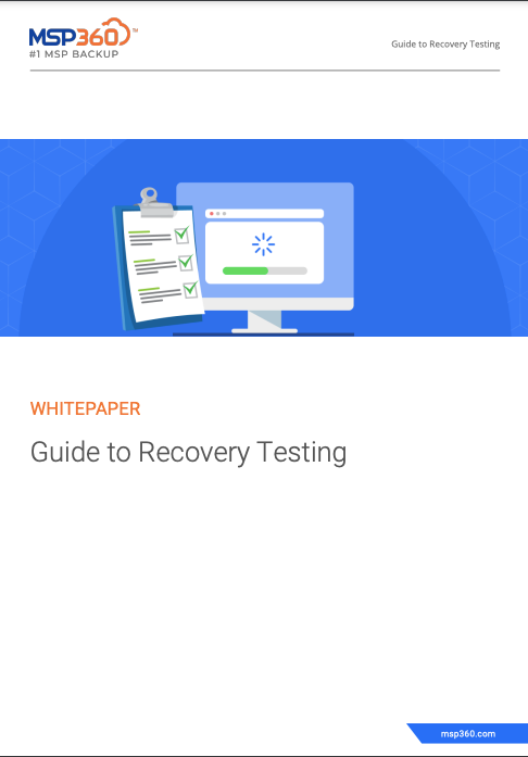 Guide to Recovery Testing preview 3