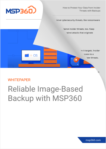 Reliable Image-Based Backup with MSP360 preview 2