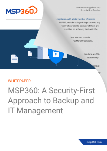 Security-First Approach to Backup and IT Management preview 2