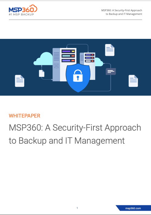 Security-First Approach to Backup and IT Management preview 3