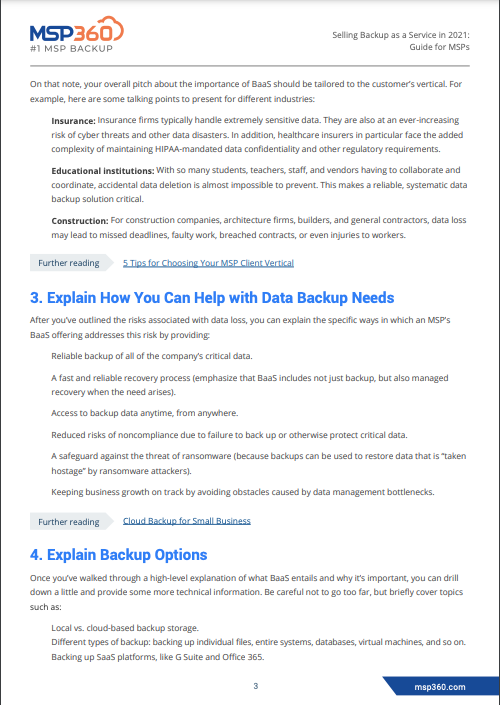 Selling Backup as a Service preview 5