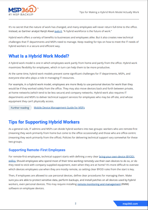 Tips for Making a Hybrid Work Model Actually Work preview 3