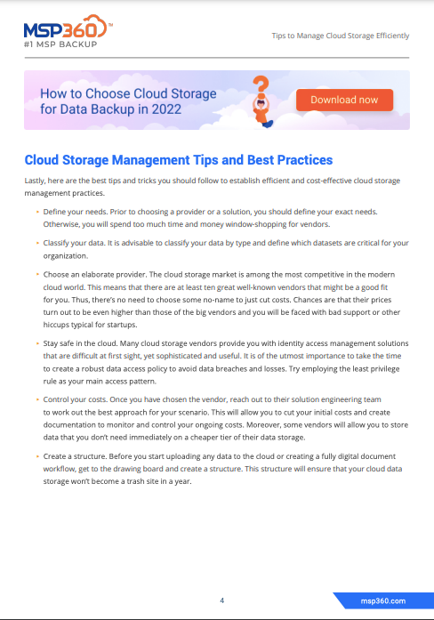 Tips to Manage Cloud Storage Efficiently preview 5-1