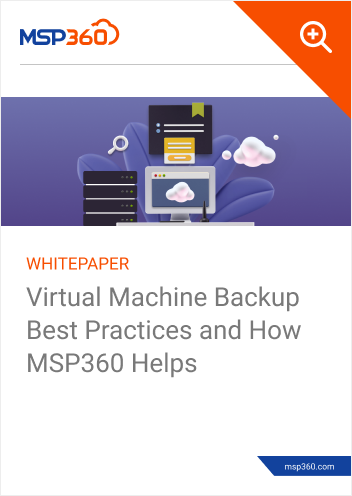 Virtual Machine Backup Best Practices and How MSP360 Helps preview 1