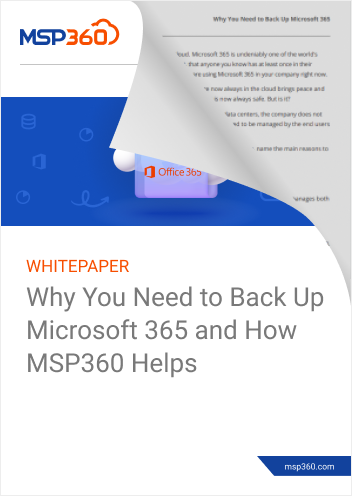 Why You Need to Back Up Microsoft 365 preview 2-2